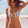 Venice Beach Triangel-Bikini, Mit Gewebten Streifen -Sunseeker Bikinis Geschaft 1dd405215af1e5bfdaf3d92e7cb54b60
