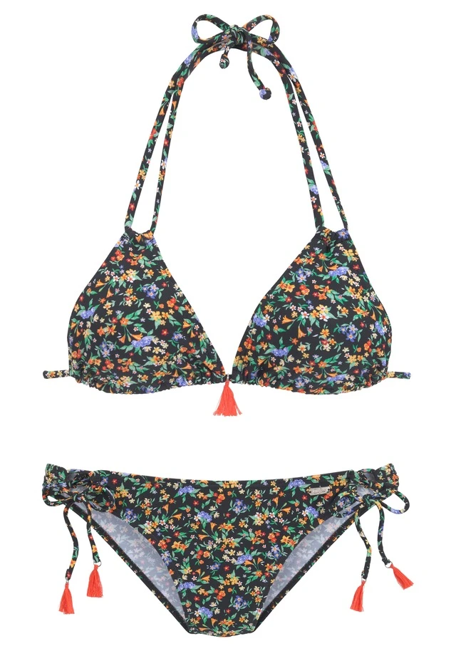 Buffalo Triangel-Bikini, Mit Trendigen Doppelträgern 4 Buffalo Triangel-Bikini, Mit Trendigen Doppelträgern – Bild 2