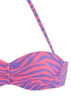 Venice Beach Bügel-Bandeau-Bikini-Top »Fjella«, In Zweifarbiger Animal-Optik -Sunseeker Bikinis Geschaft 5647654148475cdf8dd8d48519402d50