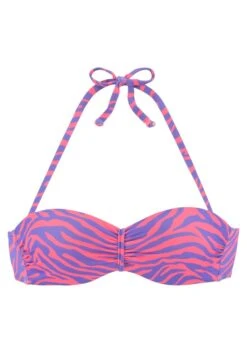 Venice Beach Bügel-Bandeau-Bikini-Top »Fjella«, In Zweifarbiger Animal-Optik -Sunseeker Bikinis Geschaft 5e7ca8da495d34a8e46cf52f61f83eb5