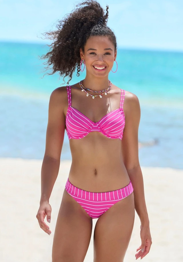 Vivance Bügel-Bikini, Im Steifen-Design 9 Vivance Bügel-Bikini, Im Steifen-Design – Bild 7