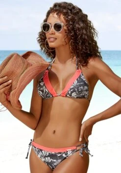 Sunseeker Triangel-Bikini-Top »Mono«, Mit Kontrastfarbenem Einsatz