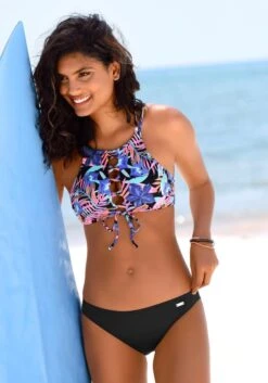 Bench. Bustier-Bikini-Top »Pitch«, Mit Buntem Druck