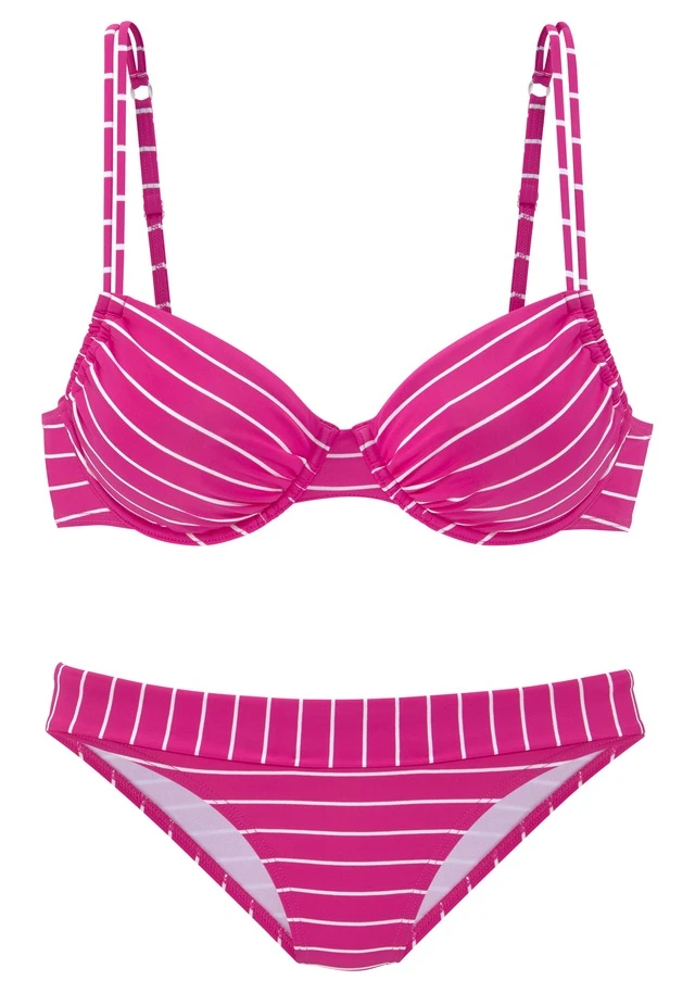 Vivance Bügel-Bikini, Im Steifen-Design 10 Vivance Bügel-Bikini, Im Steifen-Design – Bild 8