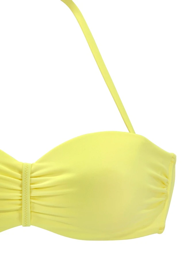 Vivance Bügel-Bandeau-Bikini, In Trendiger Unifarbe 5 Vivance Bügel-Bandeau-Bikini, In Trendiger Unifarbe – Bild 3