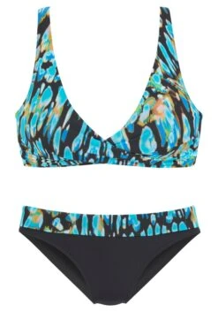 Petite Fleur Triangel-Bikini, Mit Türkisfarbenem Druck Und Wattierung -Sunseeker Bikinis Geschaft d4cb3de10c30462da5e5f88bca2cce55