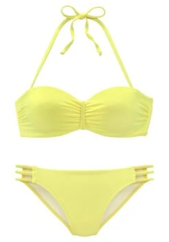 Vivance Bügel-Bandeau-Bikini, In Trendiger Unifarbe