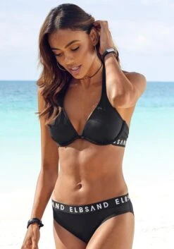 Elbsand Bügel-Bikini, Mit Kontrastfarbenen Markenschriftzügen -Sunseeker Bikinis Geschaft e3563ae96d01ca082908d37675b0a8a3