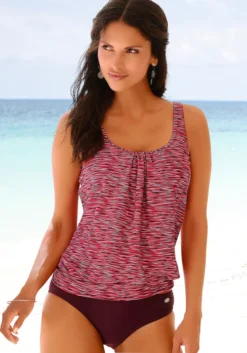 KangaROOS Oversize-Tankini, In Melange-Optik
