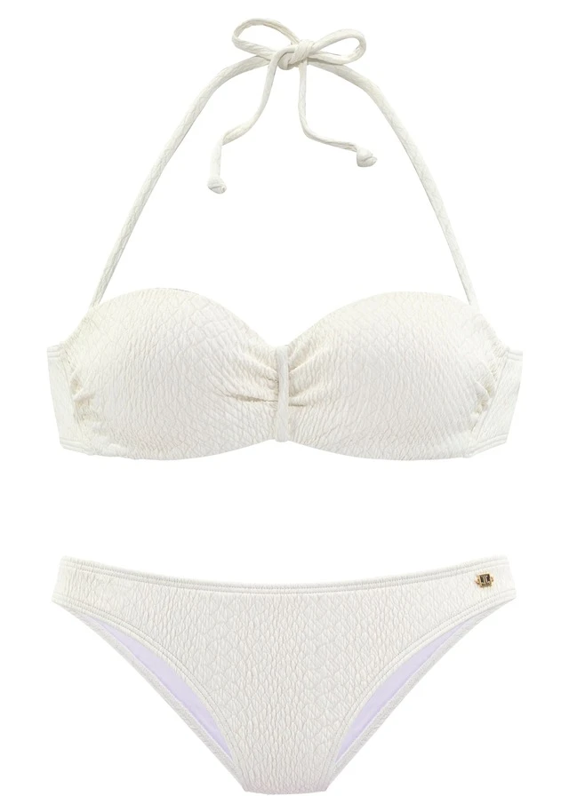 JETTE Bügel-Bandeau-Bikini, Aus Modischer Struckturware 12 JETTE Bügel-Bandeau-Bikini, Aus Modischer Struckturware – Bild 10