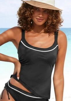 Vivance Bügel-Tankini-Top »Lorena«, Mit Kontrastfarbenem Piping Und Shaping-Effekt