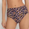 LSCN By LASCANA Highwaist-Bikini-Hose »Lavista«, Mit Hohem Beinausschnitt