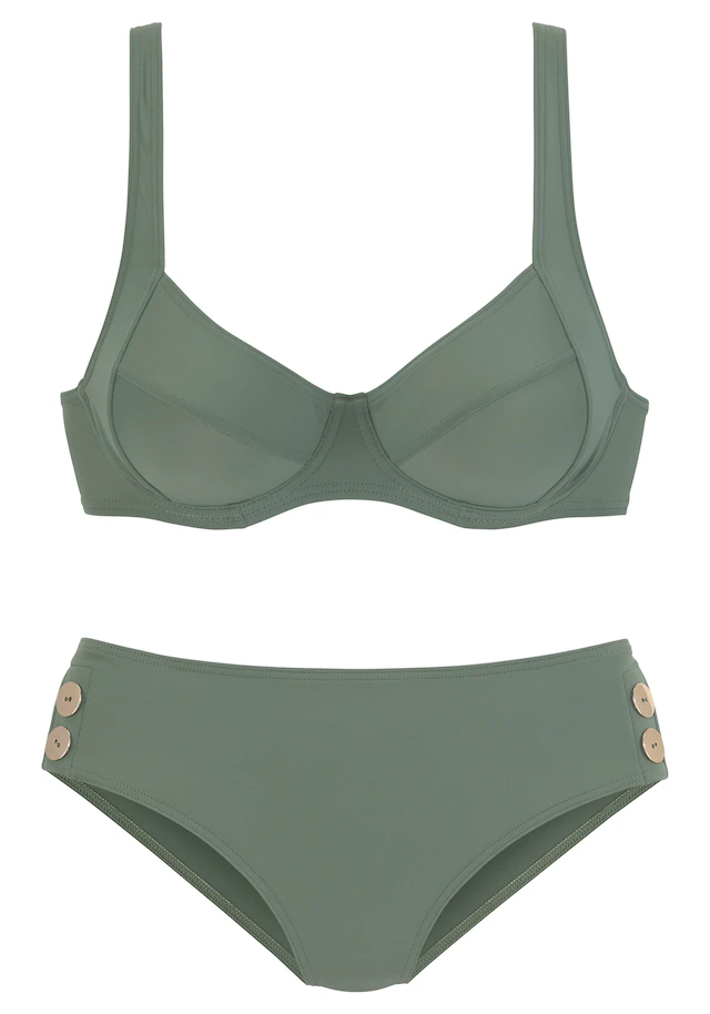 Vivance Bügel-Bikini, Mit Goldfarbenen Zierknöpfen 15 Vivance Bügel-Bikini, Mit Goldfarbenen Zierknöpfen – Bild 13