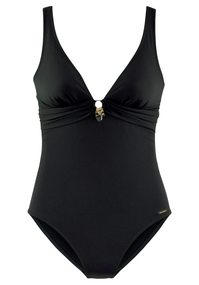 Bruno Banani Badeanzug, Mit Gold-schwarzen Accessoires 4 Bruno Banani Badeanzug, Mit Gold-schwarzen Accessoires – Bild 2