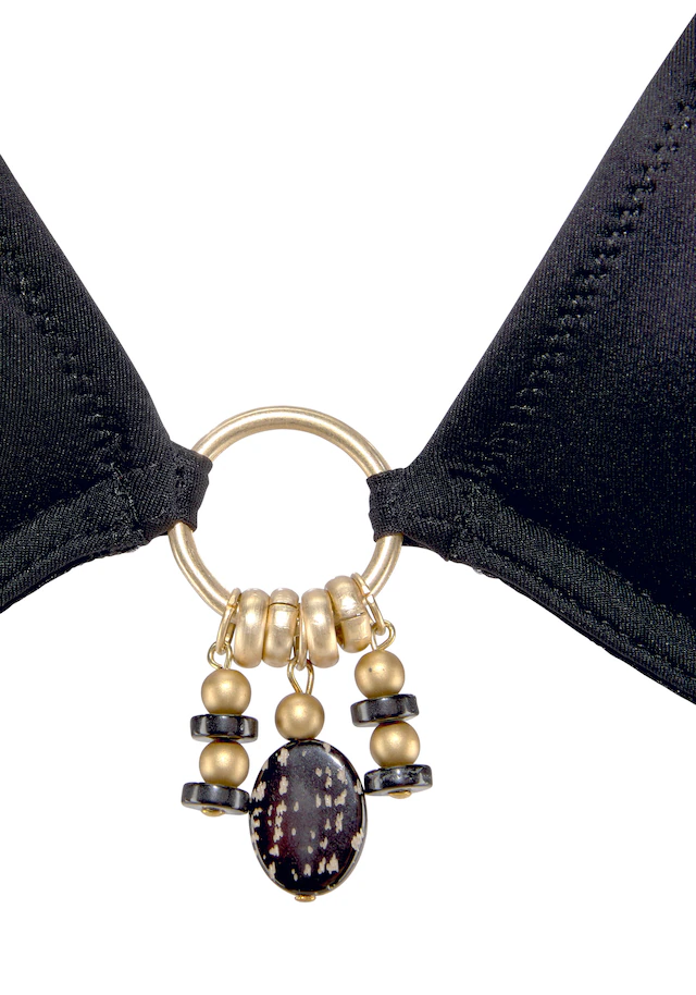 Bruno Banani Bügel-Bikini, Mit Gold-schwarzenen Accessories 5 Bruno Banani Bügel-Bikini, Mit Gold-schwarzenen Accessories – Bild 3