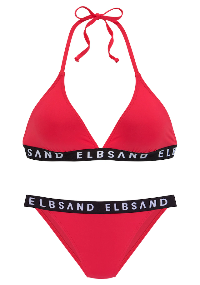 Elbsand Triangel-Bikini, Mit Markenschriftzügen In Kontrastfarbe 9 Elbsand Triangel-Bikini, Mit Markenschriftzügen In Kontrastfarbe – Bild 7