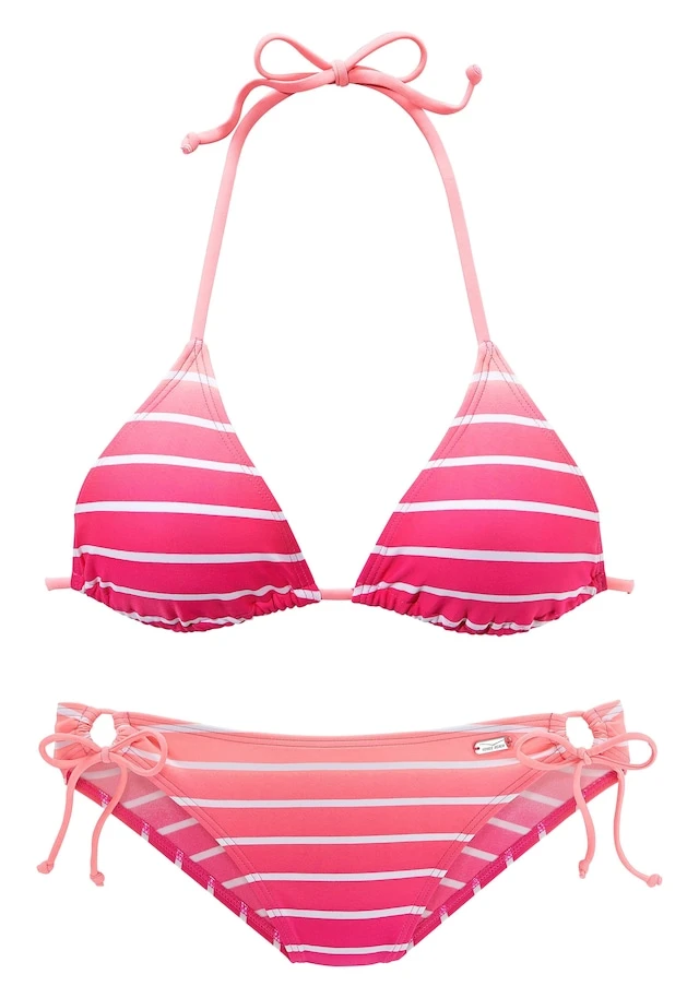 Venice Beach Triangel-Bikini, In Neonfarben 4 Venice Beach Triangel-Bikini, In Neonfarben – Bild 2