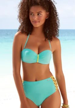 Venice Beach Highwaist-Bikini-Hose »Anna«, Mit Seitlich Gekreuzten Bändern -Sunseeker Bikinis Geschaft a5b259053e4c622c1bb38b1ca5a5a1d9