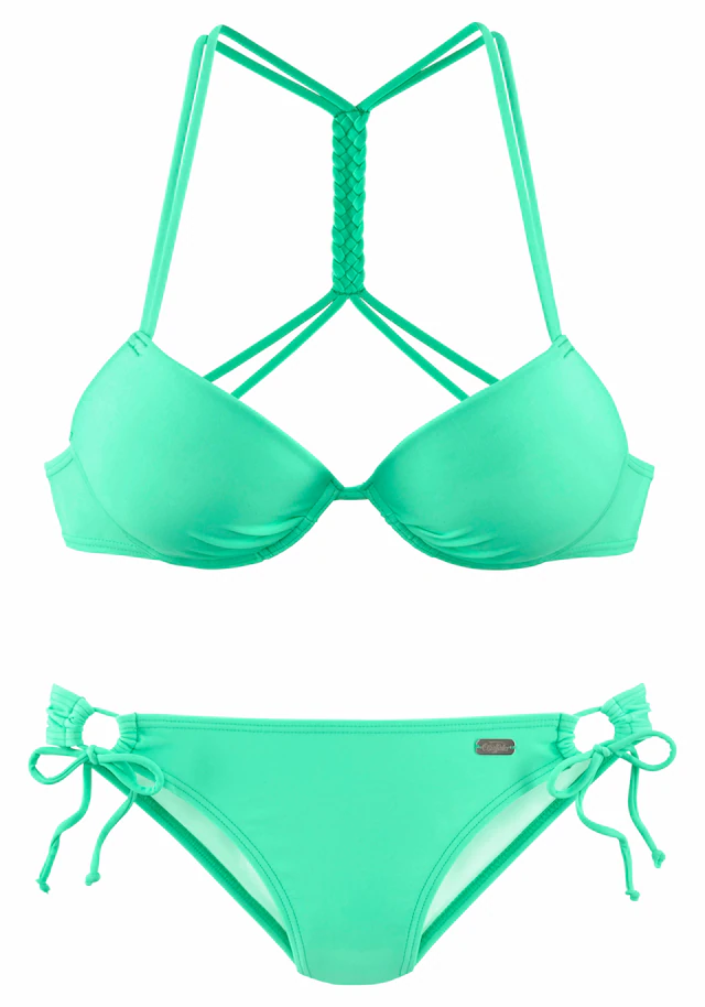 Buffalo Push-Up-Bikini, Mit Geflochtenem Rückendetail 13 Buffalo Push-Up-Bikini, Mit Geflochtenem Rückendetail – Bild 11