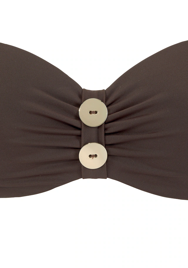 Vivance Bügel-Bandeau-Bikini, Mit Edlen Zierknöpfen 11 Vivance Bügel-Bandeau-Bikini, Mit Edlen Zierknöpfen – Bild 9