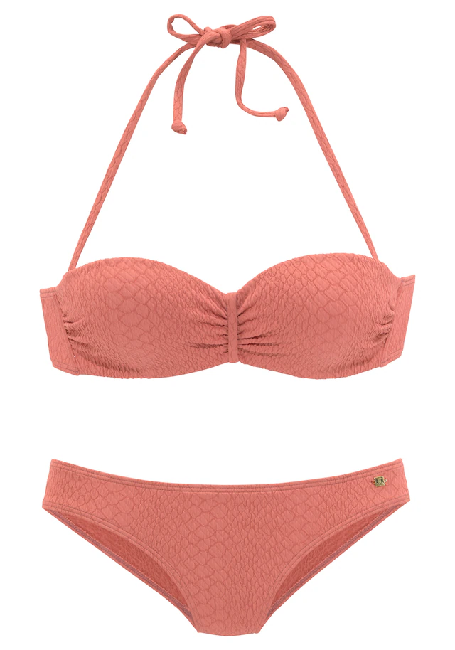 JETTE Bügel-Bandeau-Bikini, Aus Modischer Struckturware 16 JETTE Bügel-Bandeau-Bikini, Aus Modischer Struckturware – Bild 14