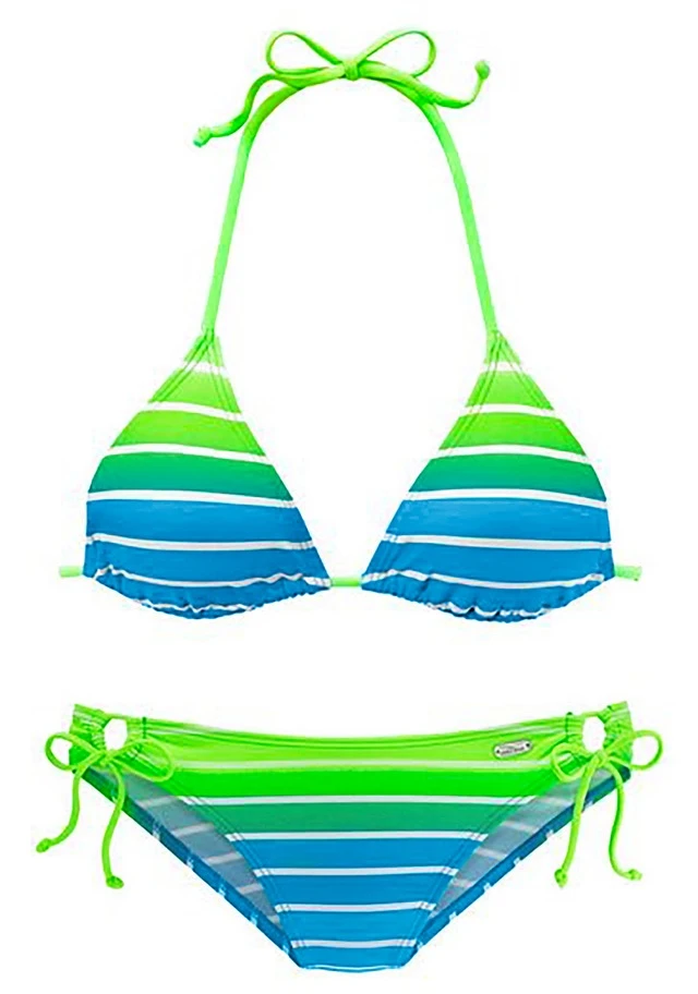 Venice Beach Triangel-Bikini, In Neonfarben 6 Venice Beach Triangel-Bikini, In Neonfarben – Bild 4