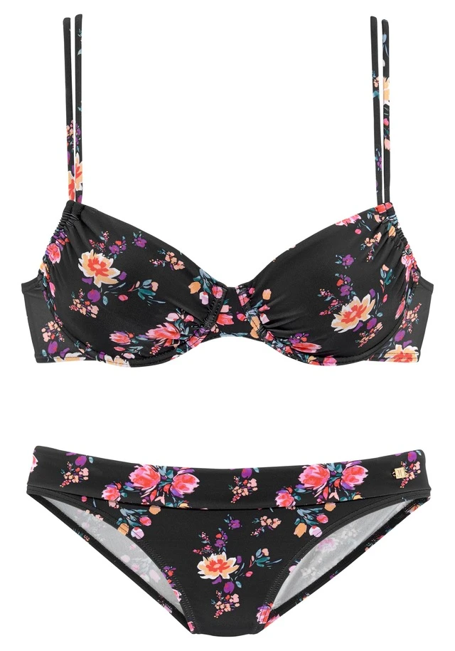 JETTE Bügel-Bikini, Mit Doppelträgern Und Print 4 JETTE Bügel-Bikini, Mit Doppelträgern Und Print – Bild 2