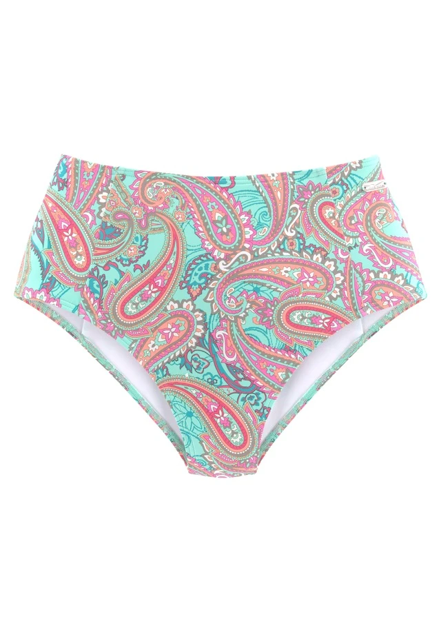 Venice Beach Highwaist-Bikini-Hose »Paislee«, In Soften Farben 4 Venice Beach Highwaist-Bikini-Hose »Paislee«, In Soften Farben – Bild 2