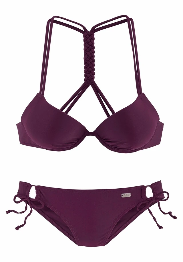 Buffalo Push-Up-Bikini, Mit Geflochtenem Rückendetail 17 Buffalo Push-Up-Bikini, Mit Geflochtenem Rückendetail – Bild 15