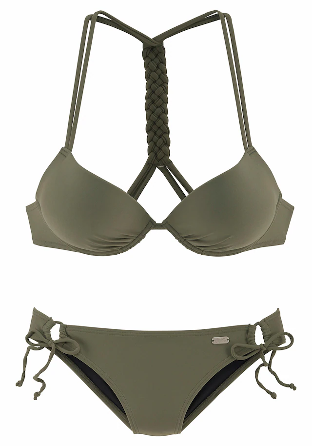 Buffalo Push-Up-Bikini, Mit Geflochtenem Rückendetail 21 Buffalo Push-Up-Bikini, Mit Geflochtenem Rückendetail – Bild 19