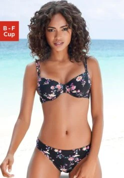 JETTE Bügel-Bikini, Mit Doppelträgern Und Print