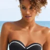 Vivance Bügel-Bandeau-Bikini-Top »Lorena«, Mit Kontrastfarbenem Piping