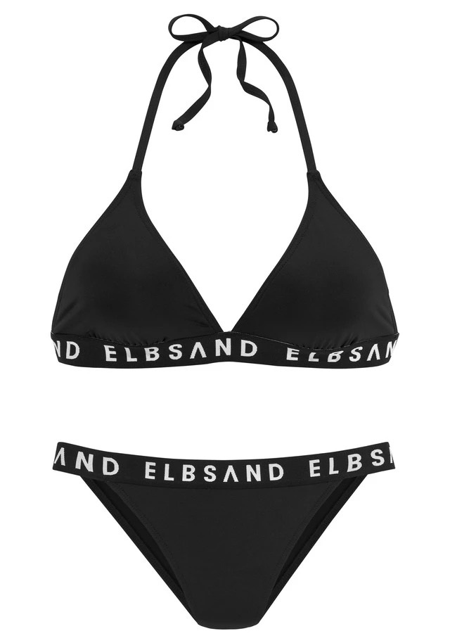 Elbsand Triangel-Bikini, Mit Markenschriftzügen In Kontrastfarbe 14 Elbsand Triangel-Bikini, Mit Markenschriftzügen In Kontrastfarbe – Bild 12
