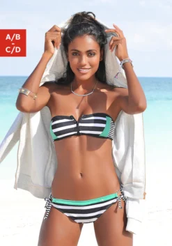 KangaROOS Bandeau-Bikini-Top »Anita«, Mit Reißverschluss Zwischen Den Cups